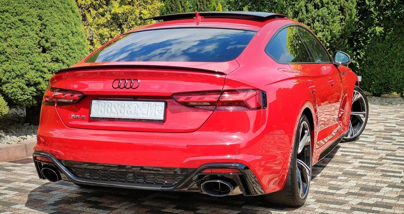 Audi RS5 cena 329900 przebieg: 16000, rok produkcji 2020 z Miastko małe 781